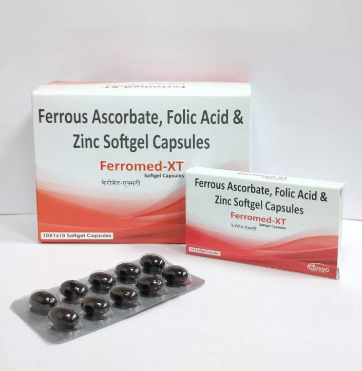 Ferromed-XT Softgel Capsules, Packaging Type : Blister