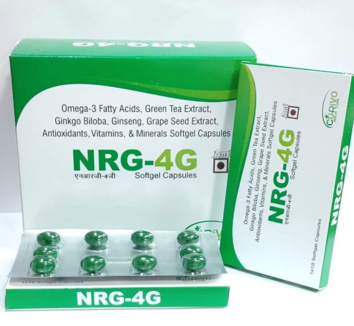 NRG-4G Softgel Capsules, Packaging Type : Blister