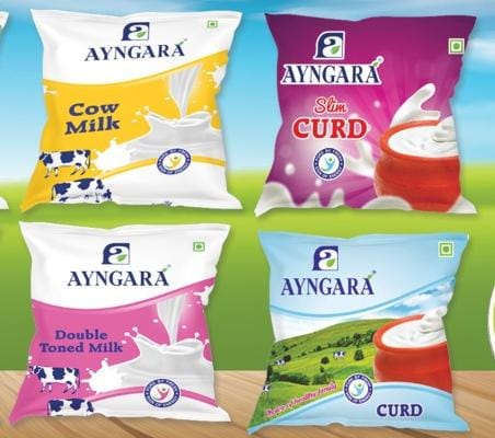 LDPE Curd Printed packaging pouches, for Food Industry, Oil, Jam, Tomato Ketchup, Pickles, Closure Type : Heat Seal