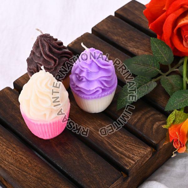 All Colours are available Cup Cake Candle Rksaa International Private