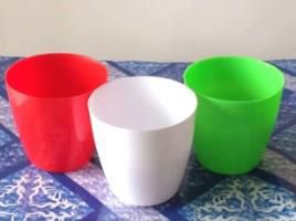 Polished Plain Plastic 6 Inch Century Pot, Feature : Easy To Placed, Hard Structure