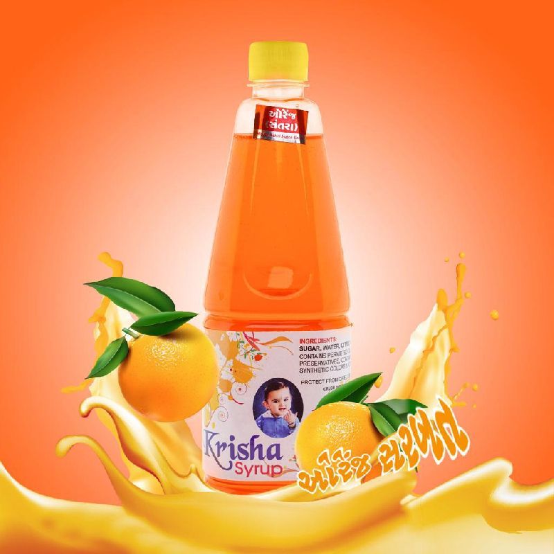 Orange Santra Krisha Syrup, for Good Shelf Life, Packaging Size : 2Kg