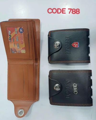 Mens Wallet PU Leather Black Bi-Fold Gents Purse at Best Price in Delhi -  Manufacturer,Supplier,Delhi NCR