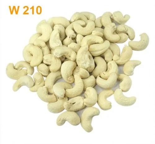 W210 Whole Cashew Nuts, Color : White