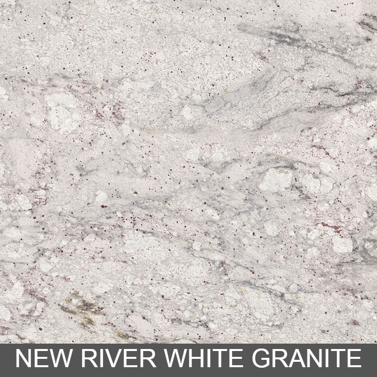 Polished River White Granite, for Vanity Tops, Steps, Staircases, Kitchen Countertops, Flooring