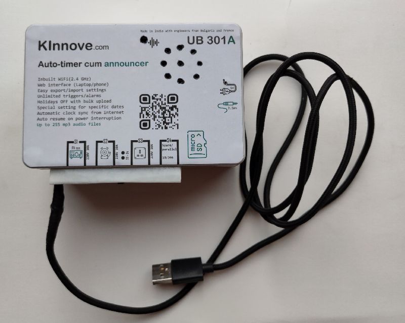 Kinnove 500gm-1kg Electric Automatic School Bell System