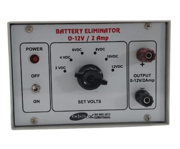 Battery Eliminator At Best Price In Ambala Eletech Lab Instruments 0702