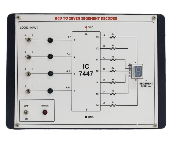 Bcd To Seven Segment Decoder At Best Price In Ambala Eletech Lab Instruments 5951