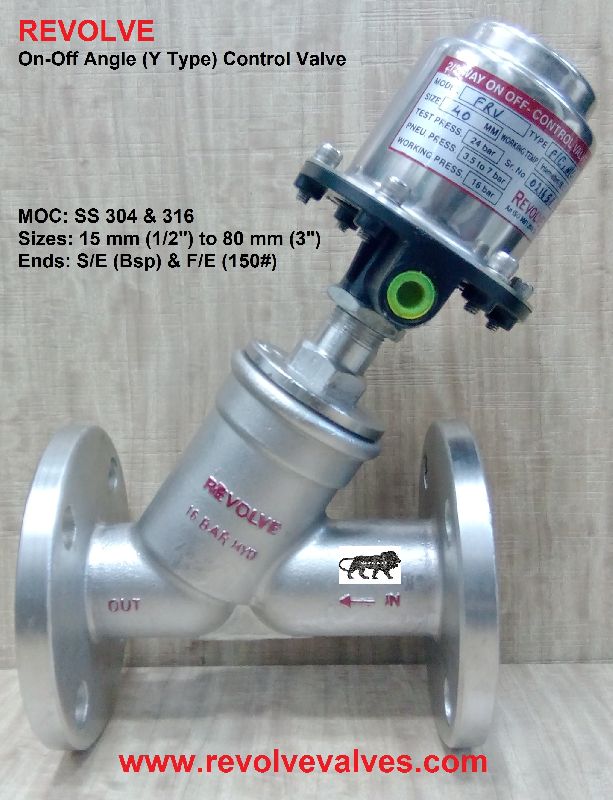 Y TYPE ANGLE CONTROL VALVE, Packaging Type : Loose