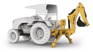 Heavy Duty Agriculture Tractor Attachment Loader