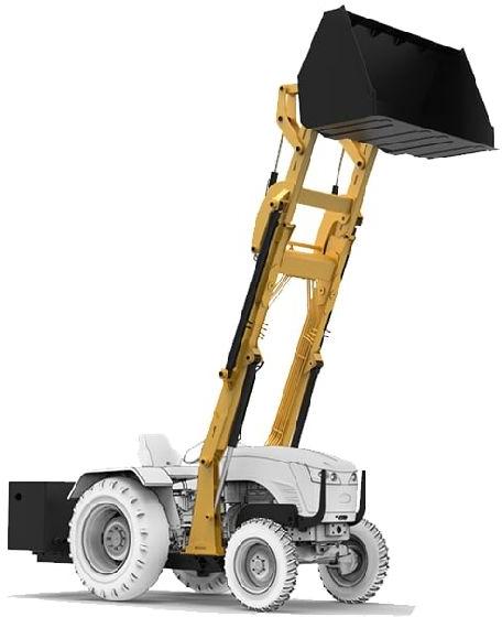 Carbon Steeel Telescopic Tractor Attachment Unloader, for Industrial