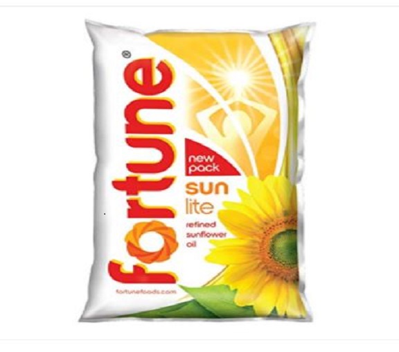 Fortune Organic refined edible sunflower oil, for Cooking, Frying, Baking, Seasoning, All purpose