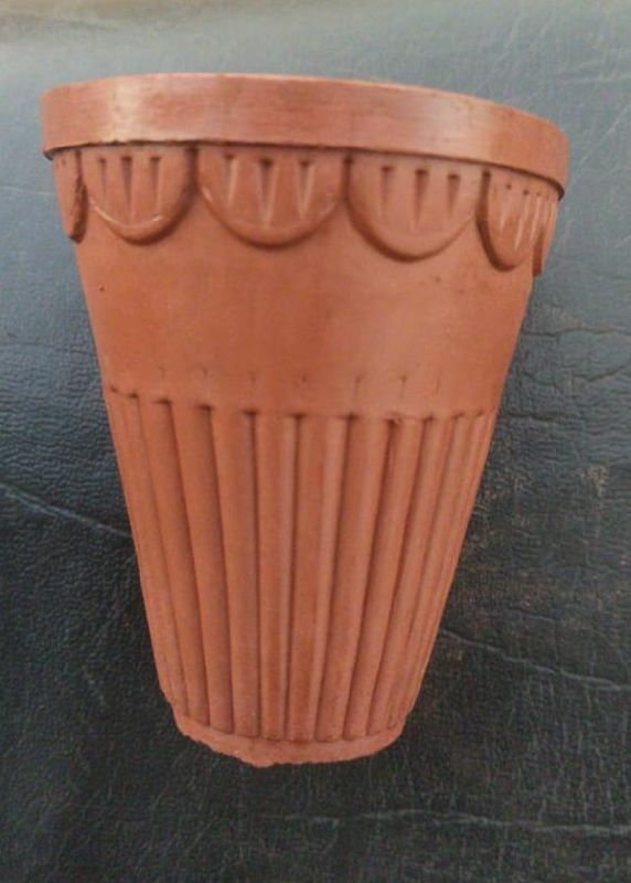 Flower clay tea cup, Capacity : 100ml