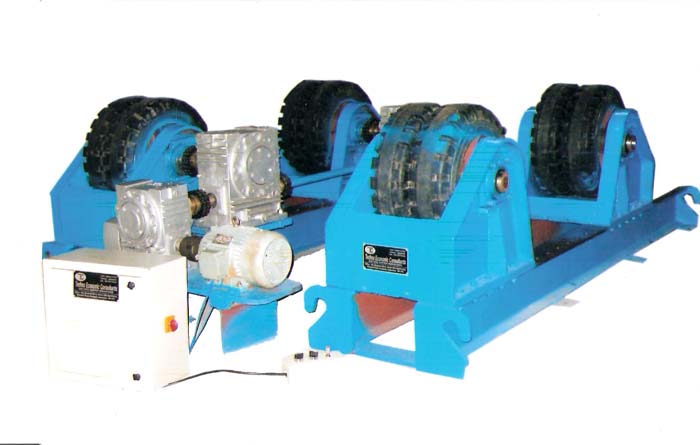 Hydraulic Cast Iron Welding Rotator Machine, for Industrial Use, Color : Blue