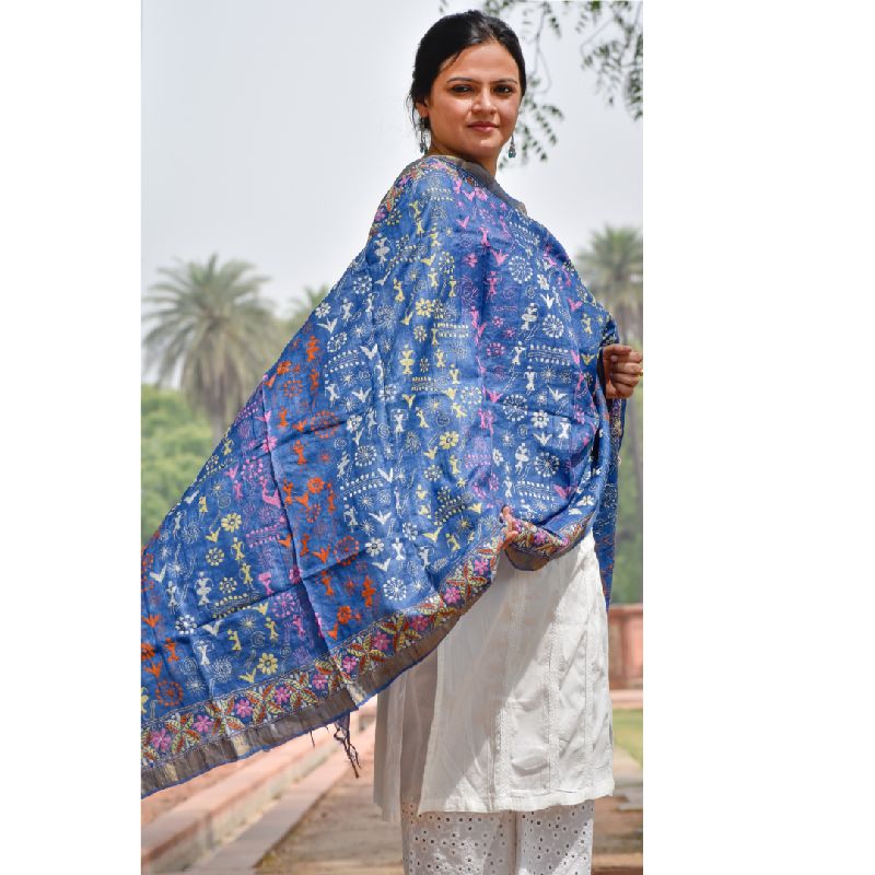 kantha embroidery dupatta, Size : 36 at best price INR 2,200INR 3,799 / ...