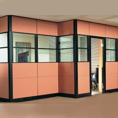 Glass Polished Plain Full Height Office Partition, Shape : Rectangular, Square