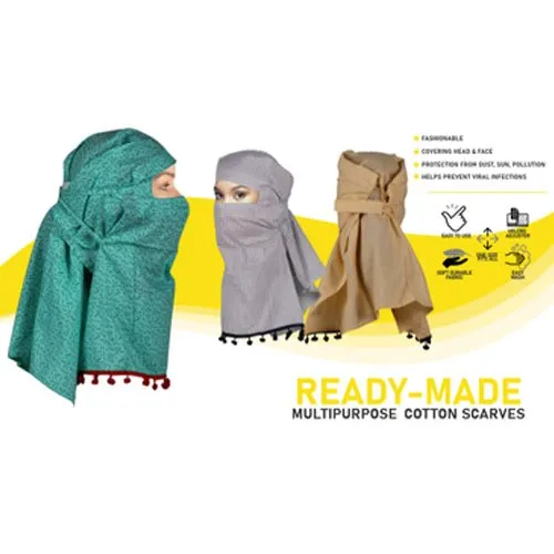 Cotton Scarves, Pattern Printed, Gender Female at Rs 224 / Piece in