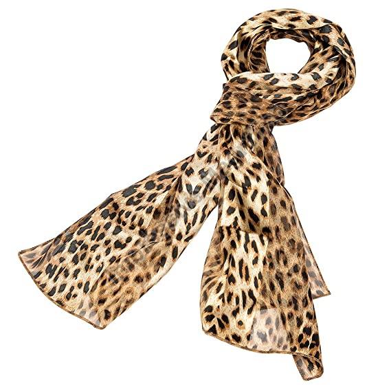 Silk Animal Printed Scarves, Technics : Washed
