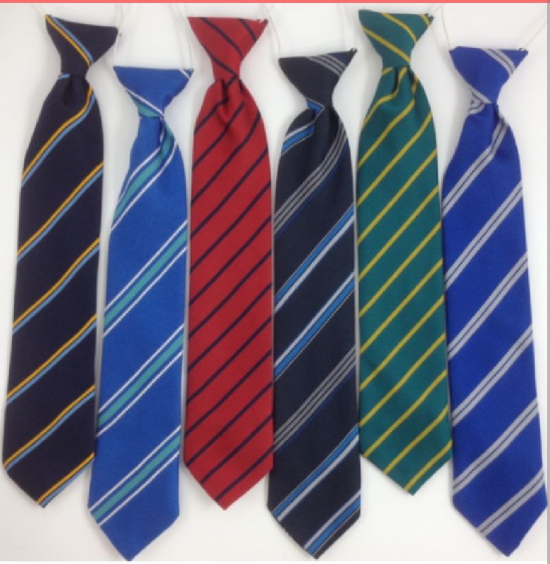 Polyester school tie, Technics : Washed, Age Group : 10-15years, 3-5 ...
