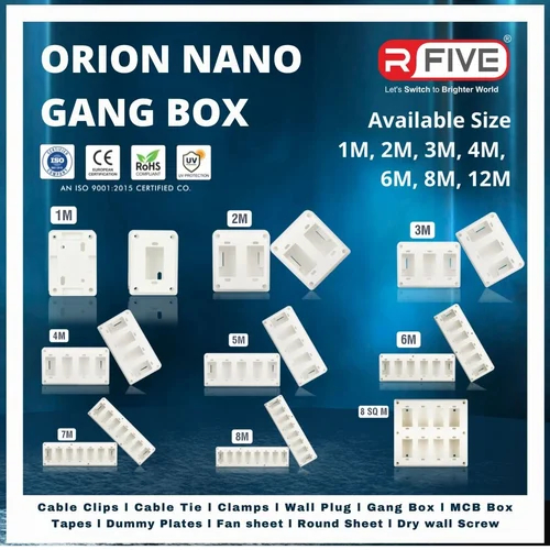 1 To 8mm Orion Nano Gang Box