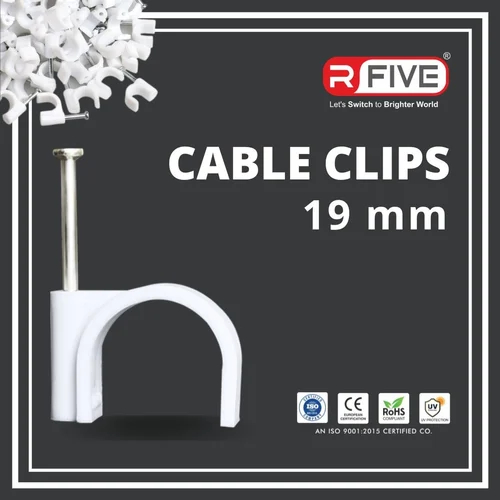 19 mm Single Nail Cable Clips