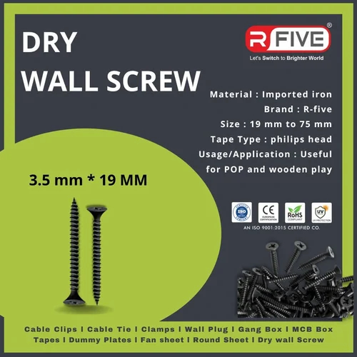 R-Five 19mm Drywall Screw, Length : 10-20cm