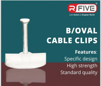 B/Oval Cable Clips