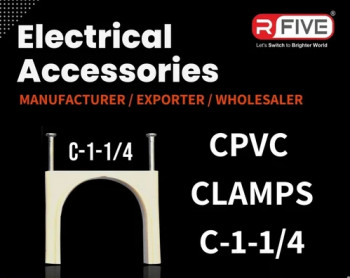 C- 1-1/4 CPVC Double Nail Clamp