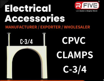 C- 3/4 CPVC Double Nail Clamp