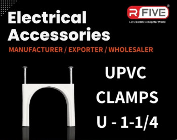U-1-1/4 UPVC Double Nail Clamps, Specialities : Proper Finish, Optimum Durability