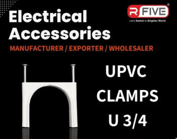 U-3/4 UPVC Double Nail Clamps, Specialities : Proper Finish, Optimum Durability