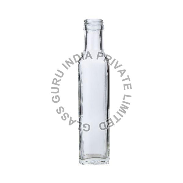 Plain 250ml Oil Glass Bottle, Shape : Round