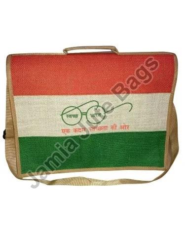 Jamia Printed Office Jute Conference Bag, Size : Standard
