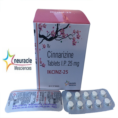 IKCINZ-25 Cinnarizine Tablets