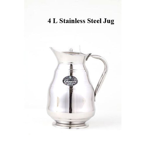 4 L Stainless Steel Jug at Rs 285 / Piece in Chennai Madras Steel House