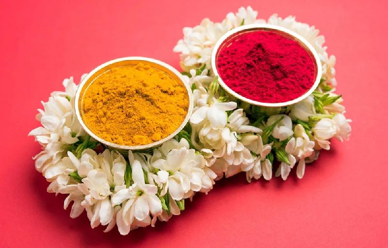 Herbal Haldi Kumkum, for Used Religious Purpose, Feature : Good Storage Capacity