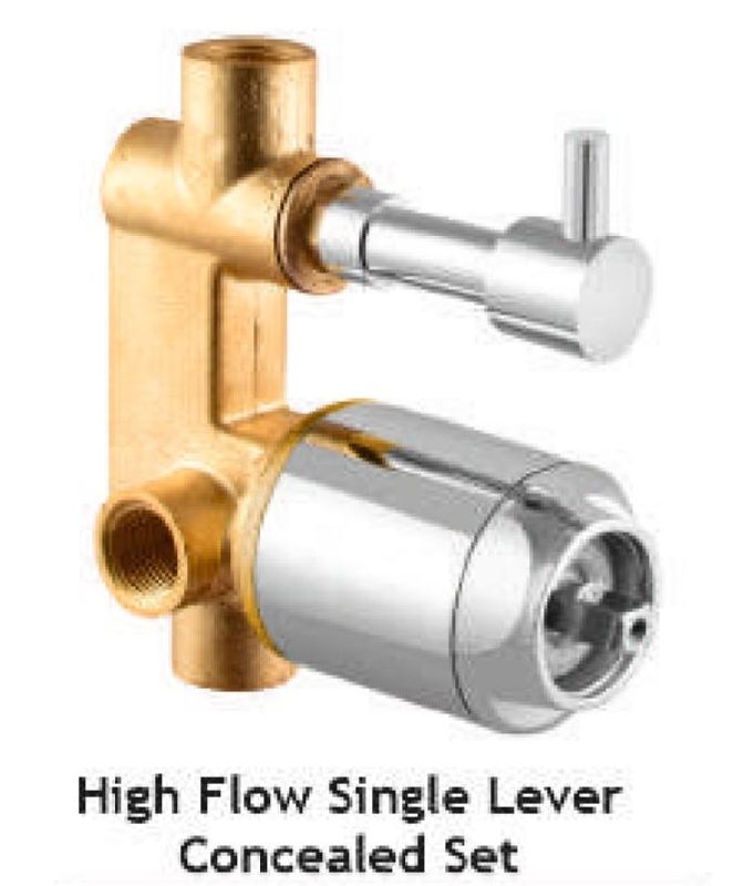 Brass Polished Single Lever Diverter, For Bathroom, Feature : Anti Leakage, Attractive Design, Durable