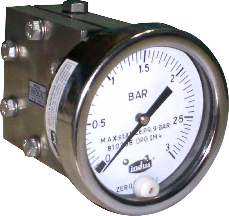 Differential Pressure Gauge, Dial Size : 100mm / 150mm