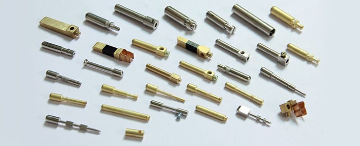 Polished Brass Electrical Pins, Size : Standard