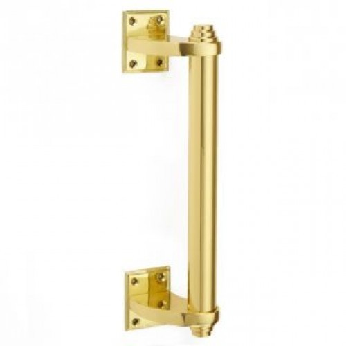 Polished Metal door handles, Color : Golden