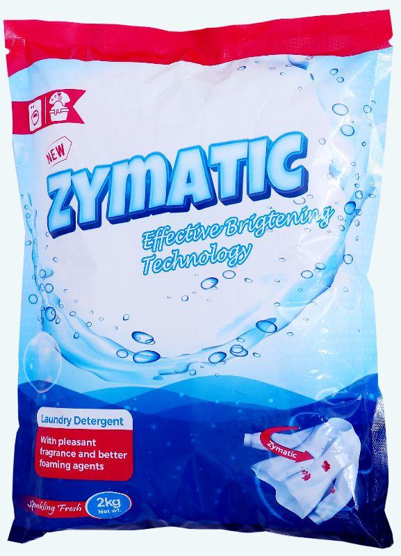 ZYMATIC Soda Laundry Detergent Powder, for Washing Cloth, Packaging Type : Plastic Pouch