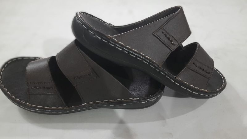 Mens Leather Slippers