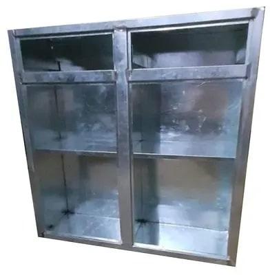 Polished Plain Stainless Steel Cabinet Frame, Size : 4X3 feet