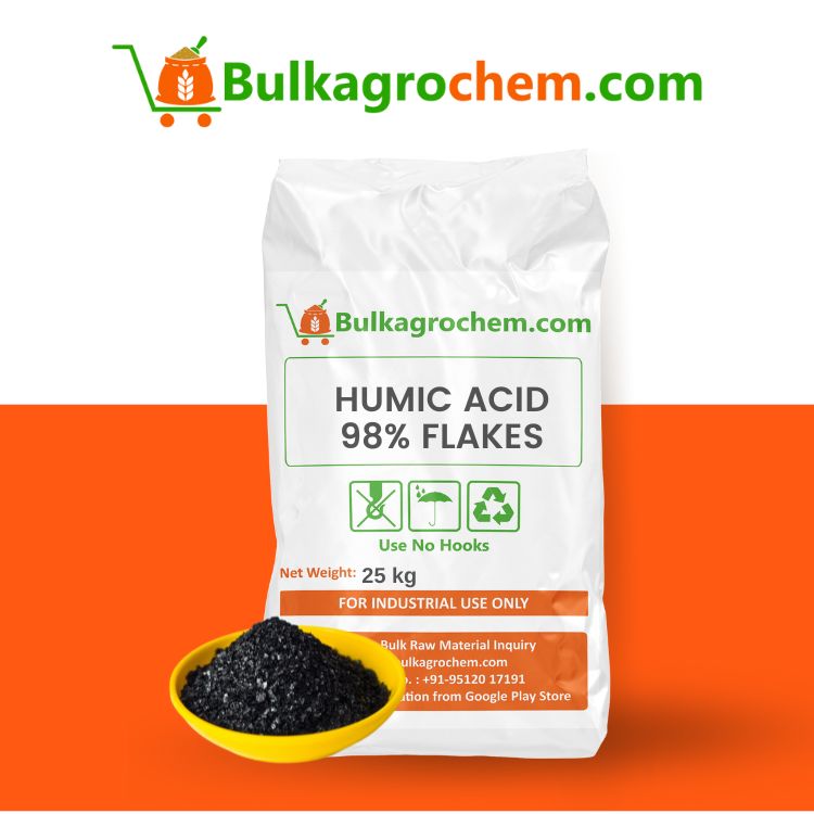 Humic Acid 98% Flakes (100% Water Soluble)