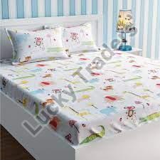 Cotton Kids Bed Sheet, for Bedroom Use, Pattern : Printed