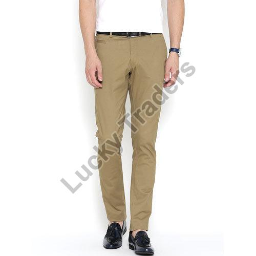 Polyester Plain mens trouser, Occasion : Casual Wear