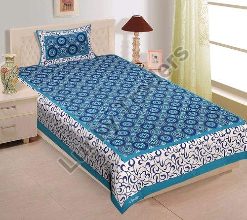 Cotton Single Bed Sheet, for Home, Hotel, Salon, Size : 180x230cm, 200x200cm, 245x250cm