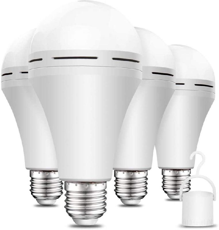 Arceus Round LED Emergency Bulb, for Home, Voltage : 110V