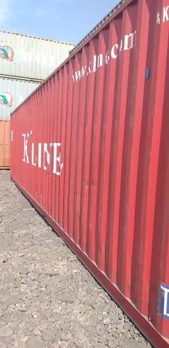Galvanized Steel Dry Storage Shipping Container, Capacity: >40 ton