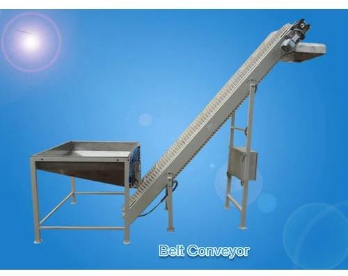 Excell Packs Polished Stainless Steel Flexible Belt Conveyor Machine
